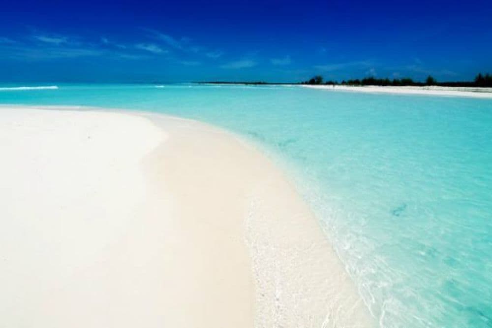 Ein paradiesischer Strand auf Kuba.