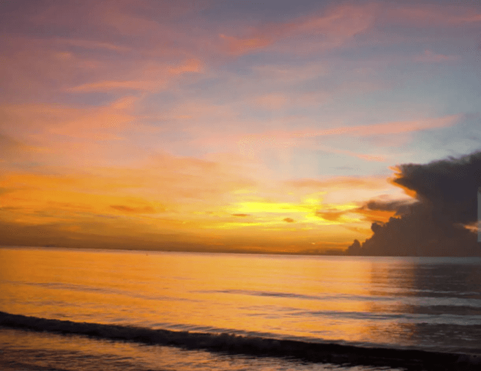 Sunset coast Panama